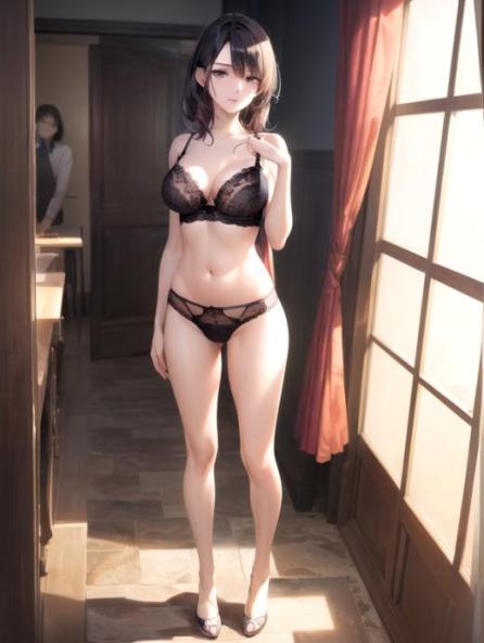 Full Body, Lingerie, Standing AI Porn