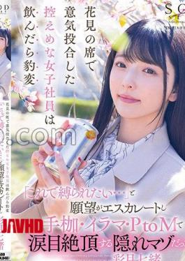 START-254 A modest female employee who hit it off at the cherry blossom viewing table suddenly changed when she drank, "I want to be tied up with this ...", and her desire escalated, and she was a hidden masochist who climaxed with tears in her 